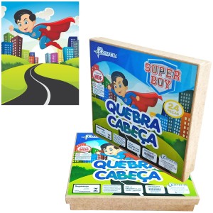 Quebra  Cabeça  Super Boy  Com  24 Peças