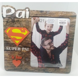 Porta  Retrato  Super Pai   15 X 21 Cm