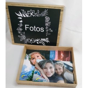 Caixa  Para  Album  de  Fotos   Mdf  30 X 26 X 4CM