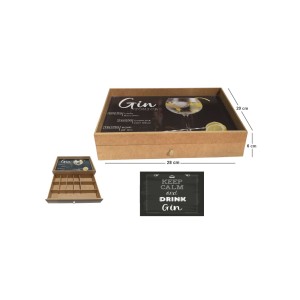Caixa  De  Gin  28 X 20 X 6CM