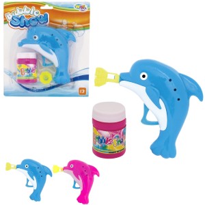 Pistola  Lança  Bolha  De  Sabão  Golfinho