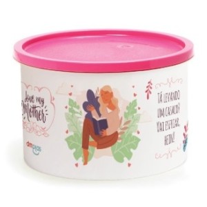 Pote Frases De  Mãe  1,800 Ml Rosa