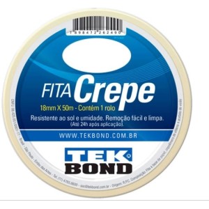 Fita  Crepe 18 mm  x 50 Metros