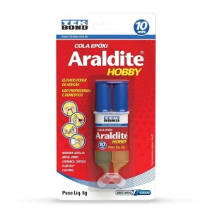 Adesivo  Araldite  Hobby  6 Gramas Seringa  Blister  Sga
