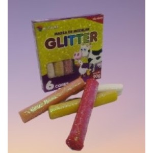 Massa  De  Modelar  Glitter  90 Gramas