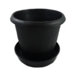 Vaso Vb-16 Preto Com Prato