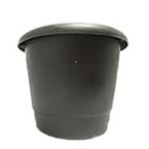 Vaso Vb-20 Preto Com Borda