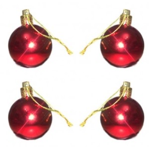 Bola  De  Natal  Solapa  5 Cm  Com 4 Sortidos