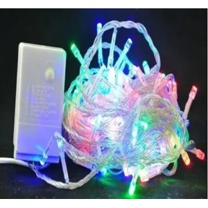 Pisca  100 Lampadas Led  Color  8Fase   Fio Transparente 127 V