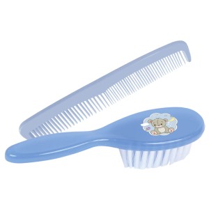 Escova  e  Pente  Petit  Urso Color Azul