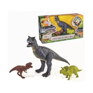 Carnotauro + 2 Mini  Dinossauro