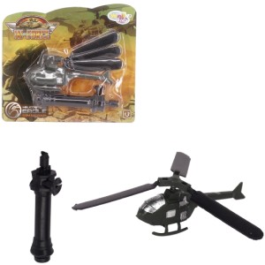 Helicoptero  Com  Lançador  Militar