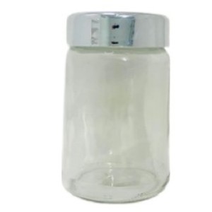 Pote Vidro 600Ml  Requinte  Cromado