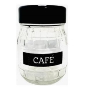 Pote  Vidro 600Ml  Barril  Café