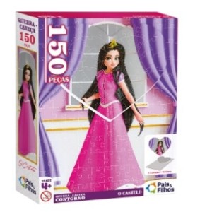 Quebra Cabeça  Contorno 150 Peças -O  Castelo  Premium