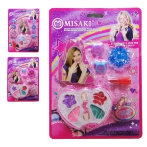  Kit  Maquiagem  Infantil em  Estojo  Plastico