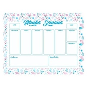 Planner  Minha  Semana  Rosa