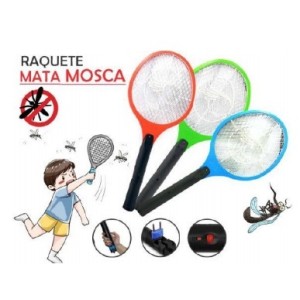 Raquete  Para  Eletrocutar  Insetos  Recarregavél