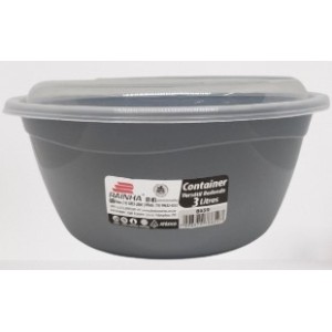 Container  Versatil   Redondo  3 Litros  Color