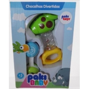 Chocalho Baby Girafa  Com 2 Peças