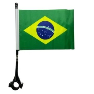 Bandeira  Com  Haste Para  Moto e  Bicicleta