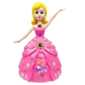 Boneca  Dancing Girl Com Vestido Som e Luz