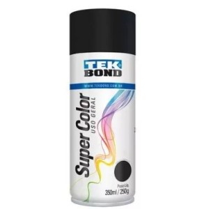 Tinta Aerossol  Preto Fosco Uso  Geral  350 ML/250G