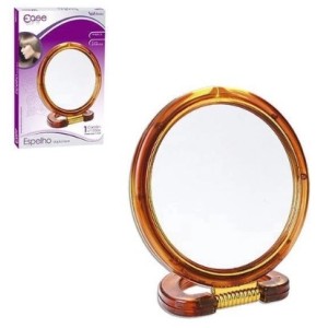 Espelho  Pedestal  Mag  Redondo Dupla Face 11 Cm