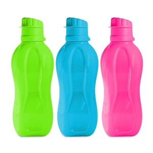 Squeeze  Pet  Faceta  Retangular   Neon  600 Ml