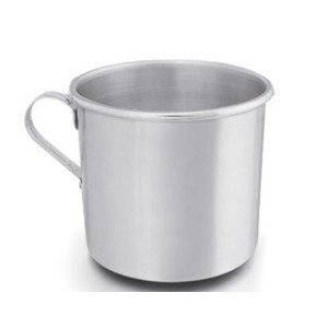 Caneca  De  Alumínio  Polido  Nº8  370 Ml