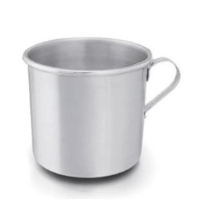 Caneca  De Alumínio Polido nº6  200 Ml