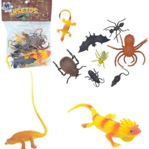 Kit  Insetos  Plastico