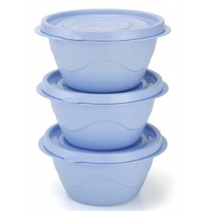 Kit  3 Organizadores  Redondo  1200ML - Color  Top  Sortidos