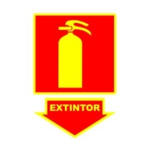 Placa  Extintor  20 x 30 Cm