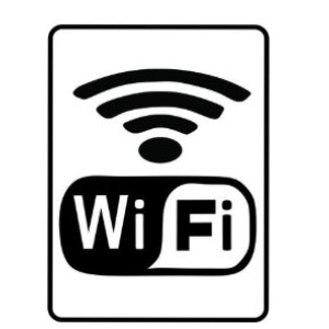 Placa Wifi  15 x 20 cm
