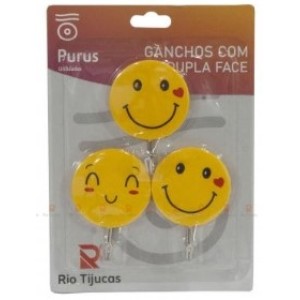 Gancho  Com  Dupla  Face Com 3