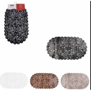 Tapete  Pvc  Oval  Arabesco