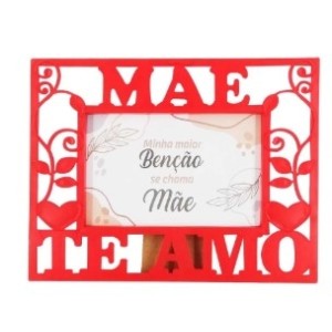 Porta Retrato Te Amo Mãe 10 x 15 Cm