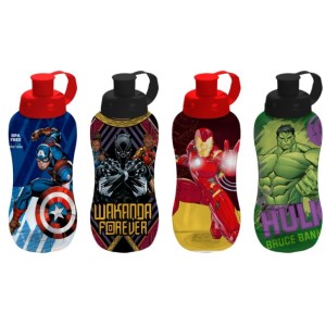 Squeeze  Sleeve  Pet  Marvel Sem Tubo  De Gelo 550 Ml