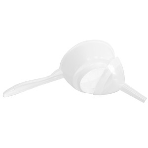 Peneira  Com Funil Branca  2 em 1