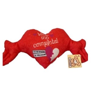 Almofada  Coração Pequeno Bordado