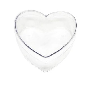 Mini Coração  Cristal  14 Cm