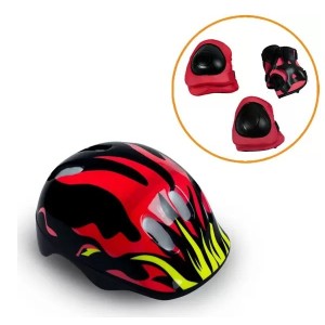 Kit  Com Capacete e Proteção