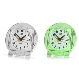 Relogio Despertador  Redondo 8,5 Cm