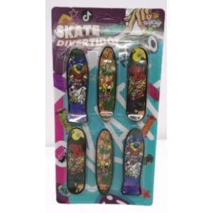 Skate de Dedo Divertido Com 6  Peças