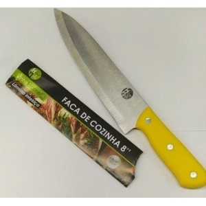 Faca  De  Aço  Inoxidavel  Com  Cabo  Emborrachado 8