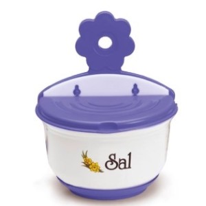 Saleiro Transparente Com Suporte