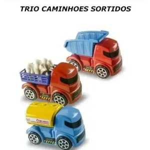 Trio Caminhões Sortidos-Solapa