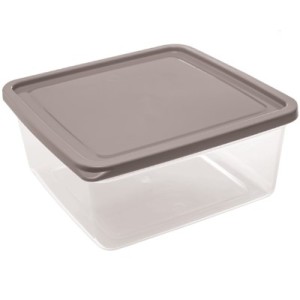 Pote  Organizador  Slim Quadrado 2,2 Litros