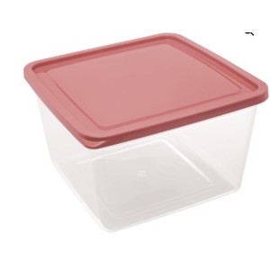 Pote   Organizador  Slim Quadrado 3,1 Litros